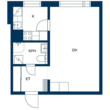 Modern Studio, Private Free Parking ,near Metro Apartment Helsinki